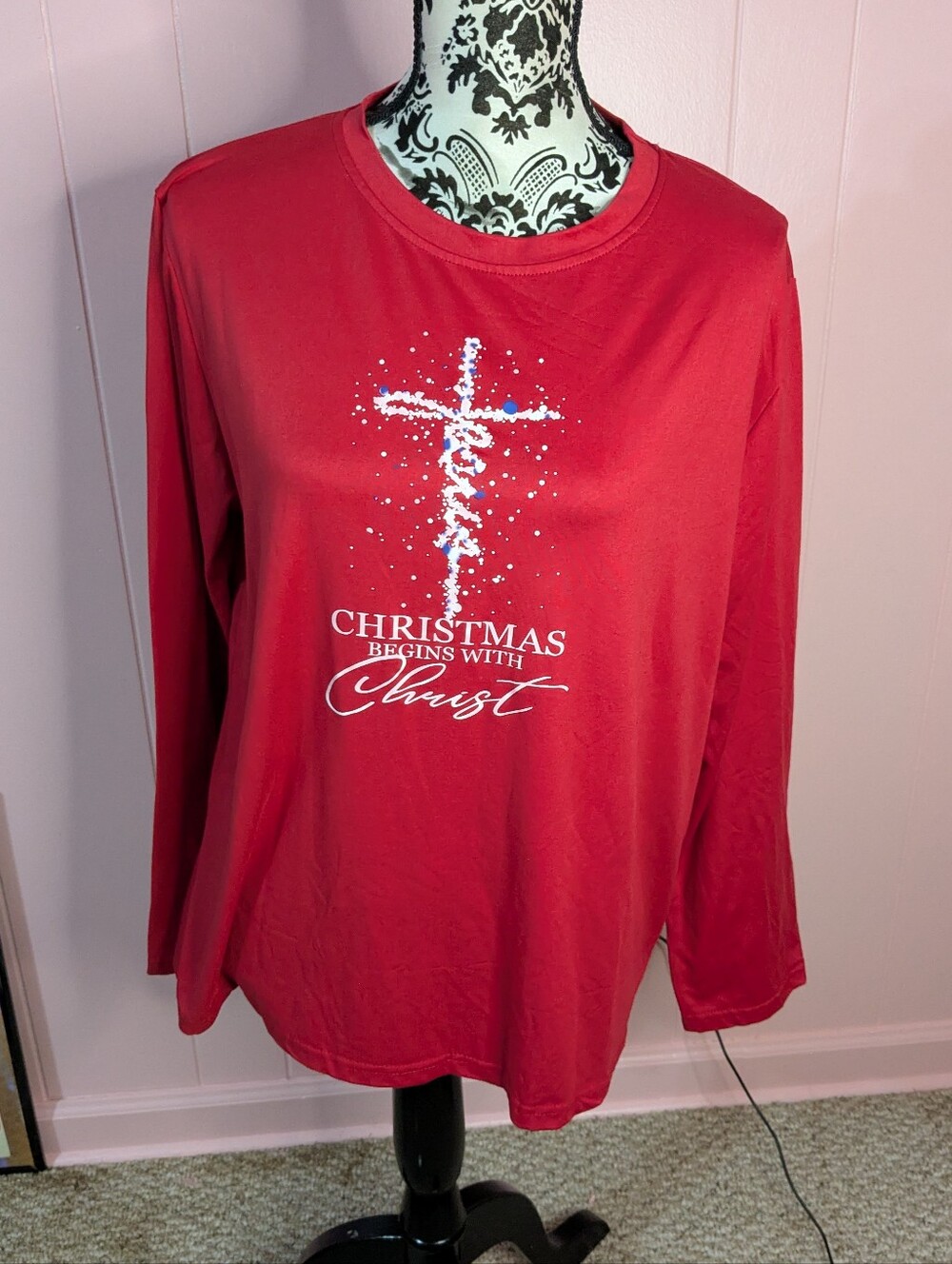 Christmas long sleeve t shirt - size XL